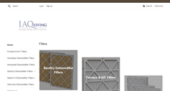 Desktop Screenshot of iaqliving.com